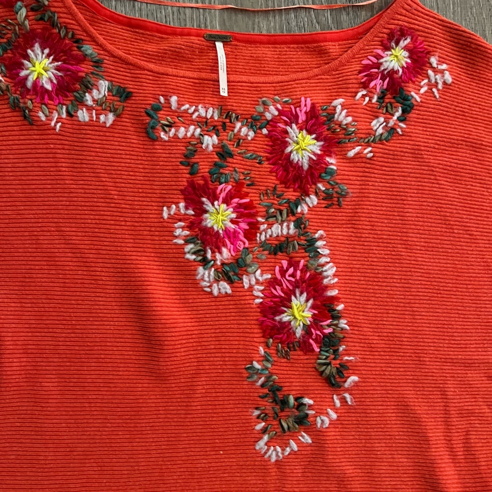 Free People Bouquet Pullover Sweater/ top - Picture 10 of 10